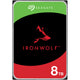 Seagate Seagate ST8000VN004 Ironwolf, 3,5, 8 TB, 7200 U / min, 256 MB, SATA3