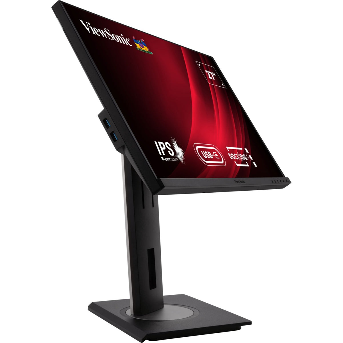 Viewsonic vg2756-4k Docking-Monitor 27 (schwarz (matt), 1x HDMI, 1x Display-Port, USB-C, USB-A, USB-B, Sound)