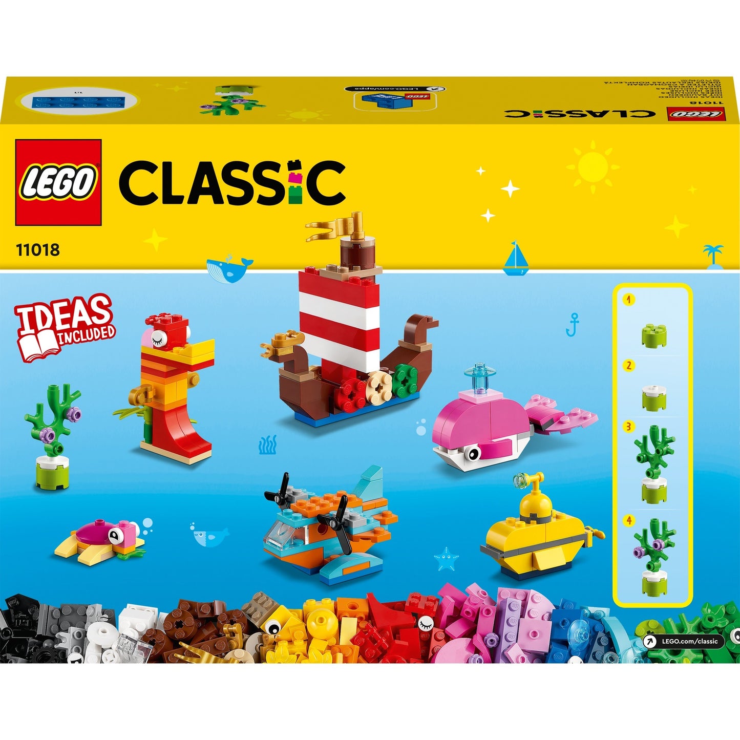 LEGO LEGO 11018 Kreatives Meeres Vergnügen