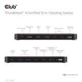 Club 3d Thunderbolt 4 12-in-1 Dock - afbeelding 5