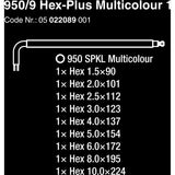 WAA 950 9 Hex-Plus Multicolour 1 Stift Keys Set, Metr - afbeelding 5