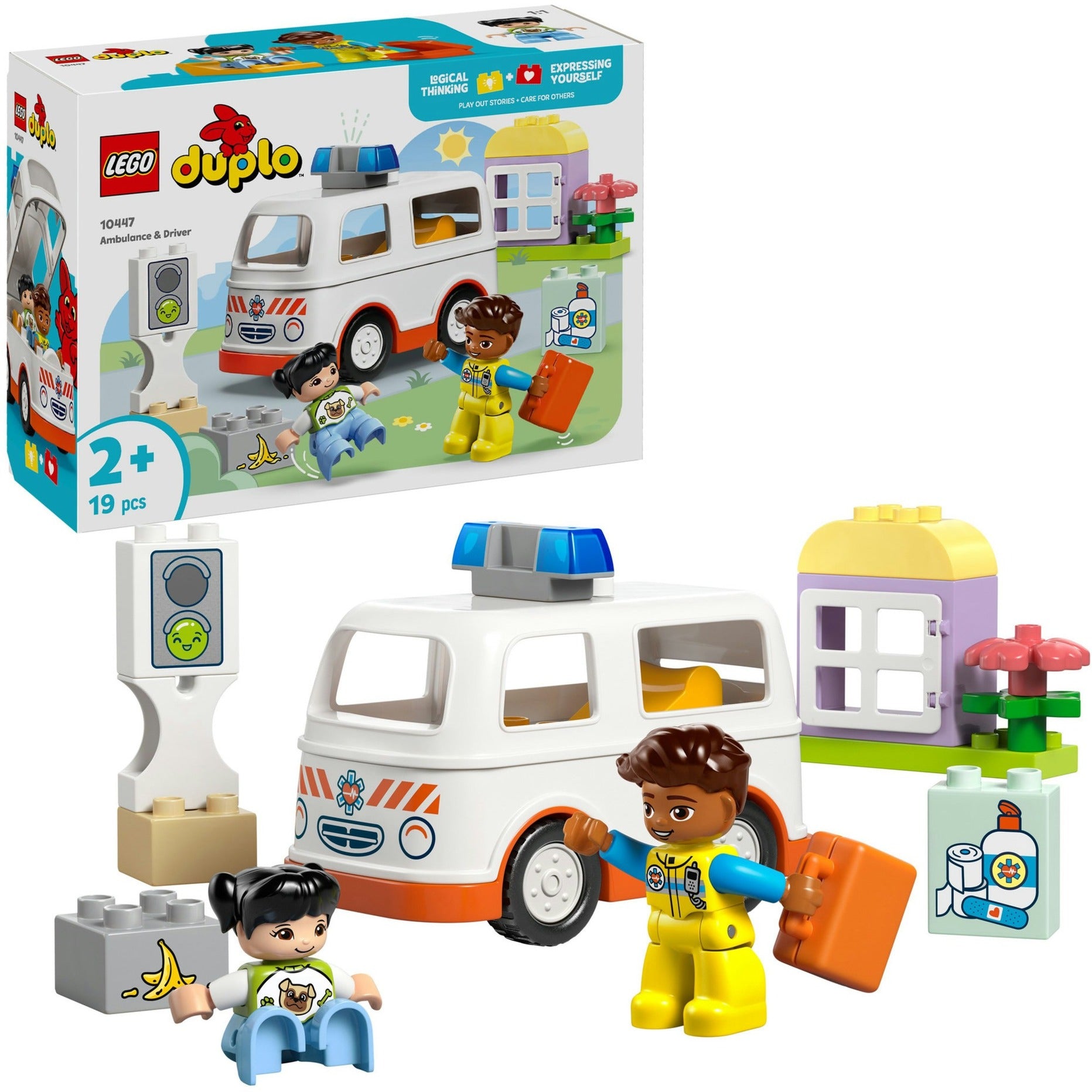 Lego Lego Duplo Town 10447 Krankenwagen mit Fahrer