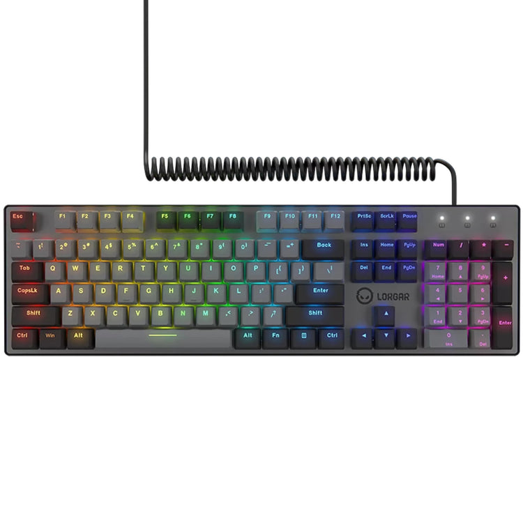 Lorgar Azar 514, Gaming-Tastatur (Schwarz, US-Layout, Logar Dream, RGB)