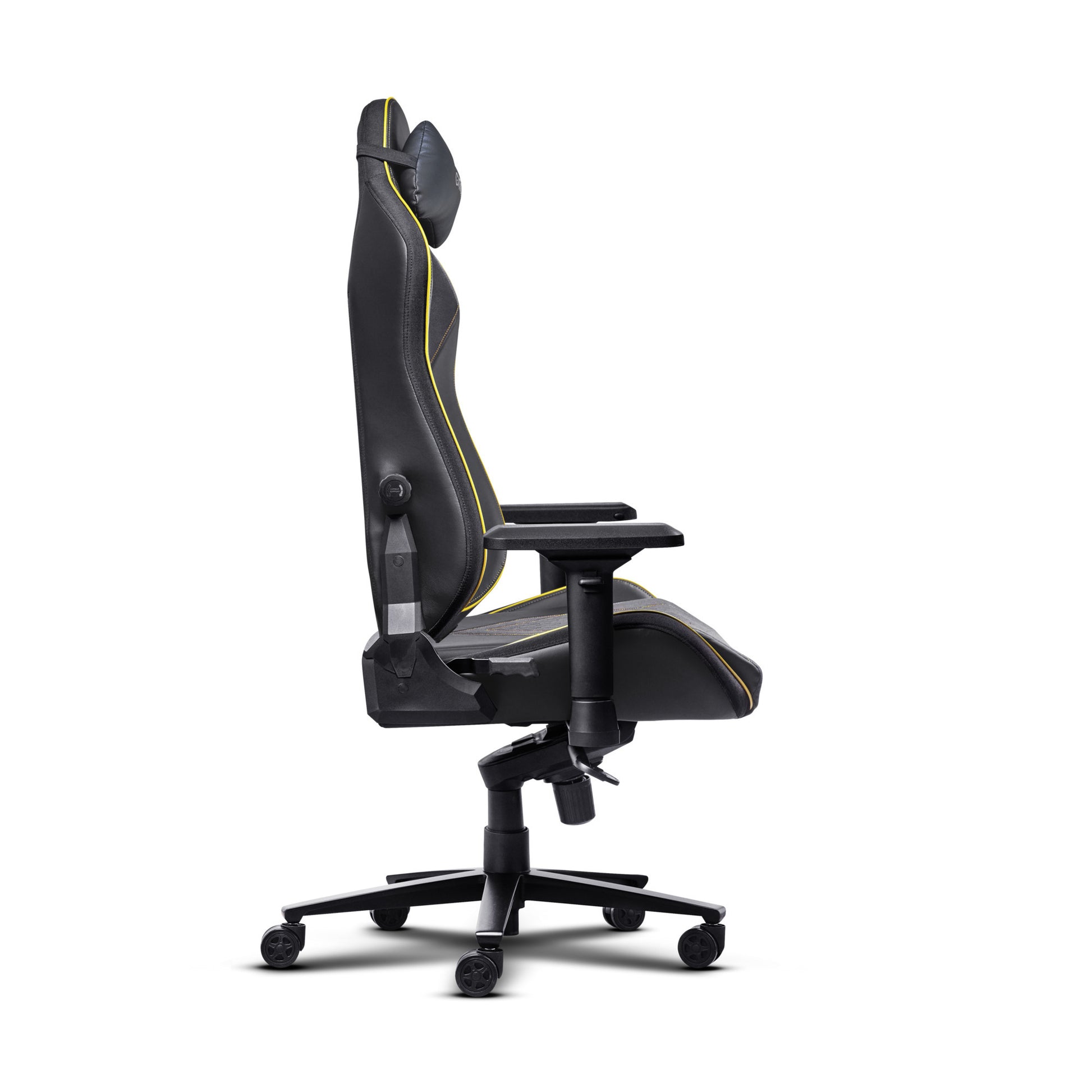 Trust GXT 721BM Ruya Pro Premium bequemer Gaming-Stuhl (Schwarz Gelb)
