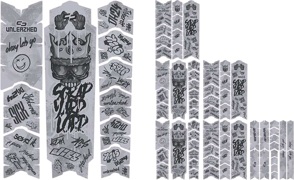 Unleazed kratzfeste Rahmenschutzfolie – downhill24 matt