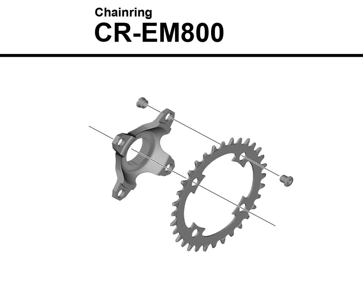 Shimano Steps CR-EM800 Kettenblatt