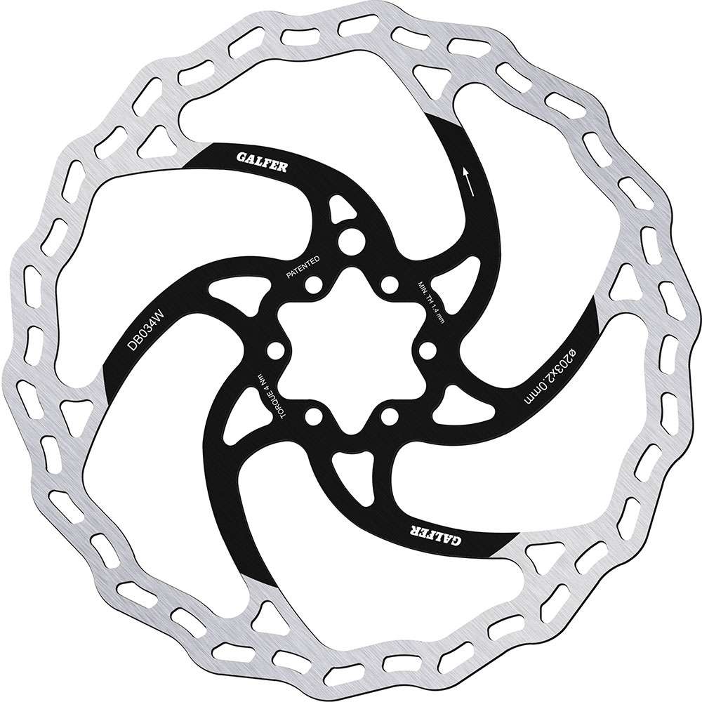 Galfer Bike Wave® feste 6-Loch-Rotorscheibe für E-Bike