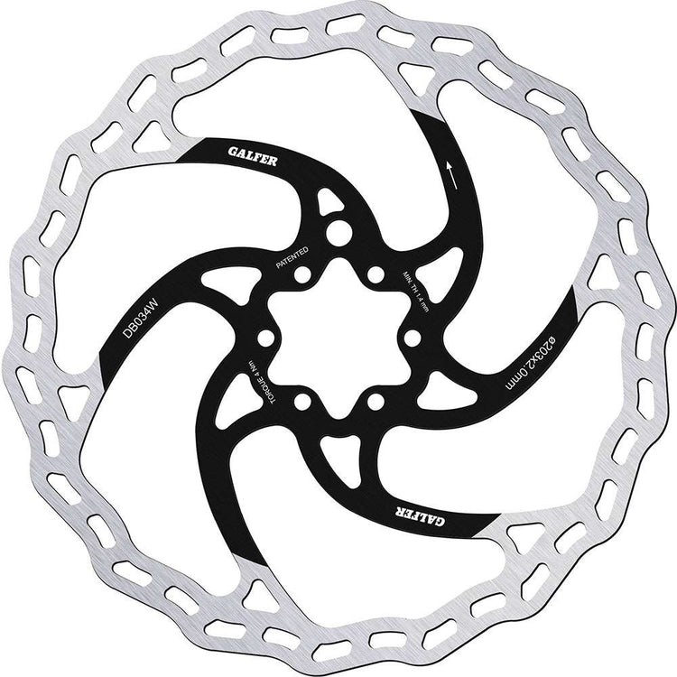 Galfer Bike Wave® feste 6-Loch-Rotorscheibe für E-Bike
