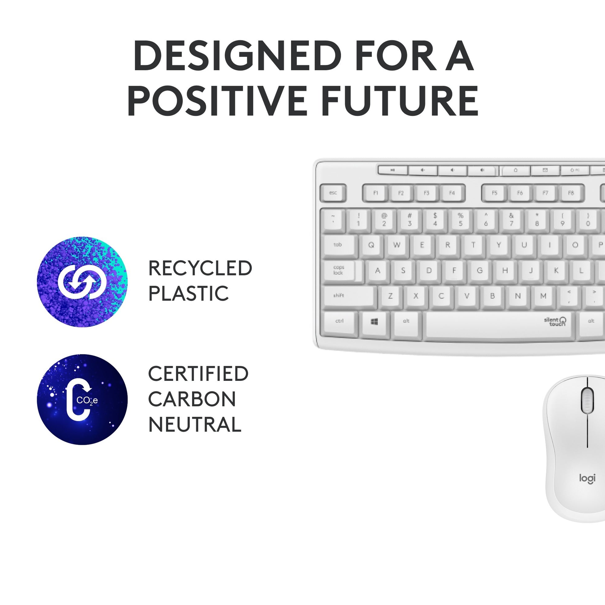 Logitech MK295 Stille drahtlose Tastatur und Mauskombination
