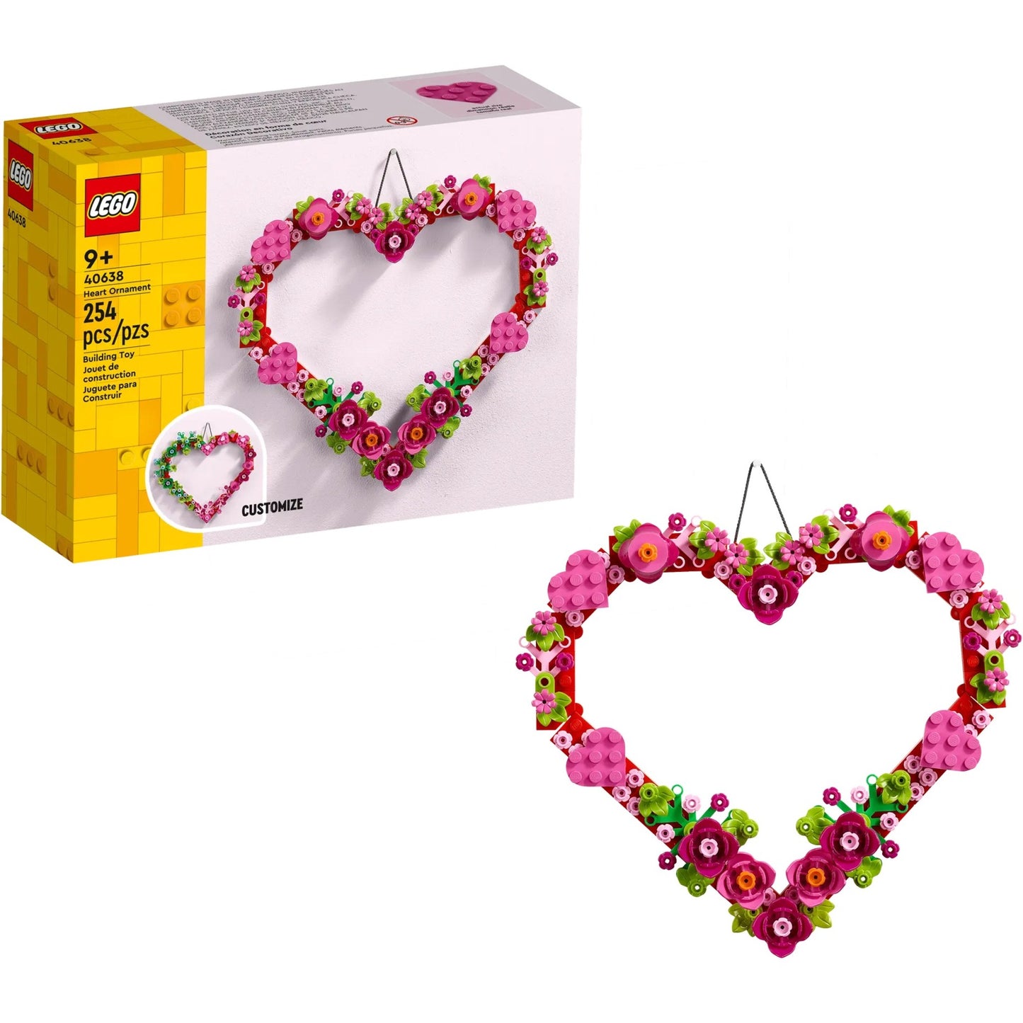 LEGO 40638 Jahreszeiten und Anlässe Herz -verpfändete Dekoration