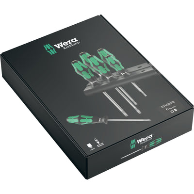 Wera Schraubendreher -Set 334 335 6 Kraftform Plus, Lase