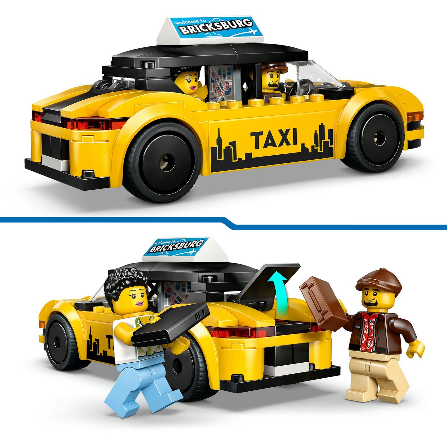 Lego City 60487 gelbes Taxi