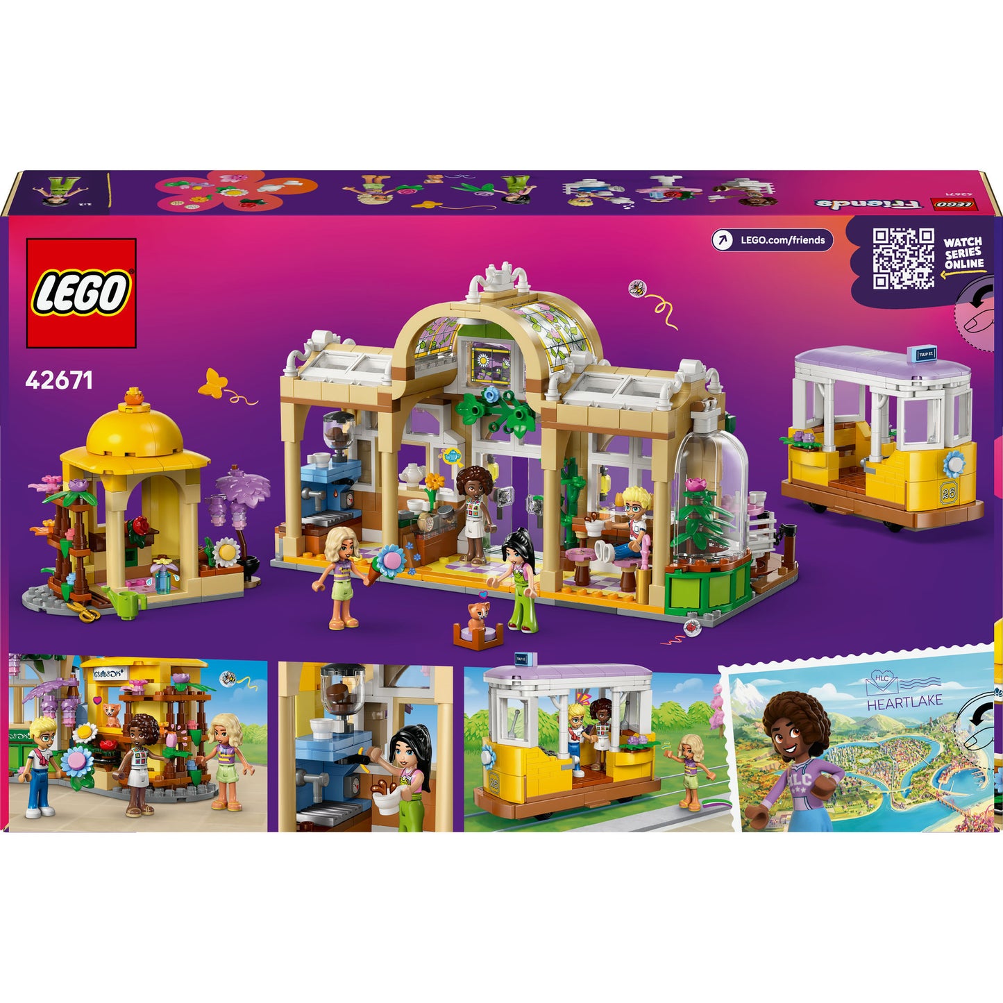 LEGO 42671 Freunde Plantcafé und Bloemenwinkel