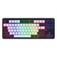 Hator Rockfall 3 TKL Wireless, Gaming-Tastatur (Schwarz, US-Layout, RGB, PBT-Tastenkappen, Hot Swap, 2,4 GHz Bluetooth USB-C)