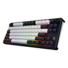 Hator Skyfall Mag Ultima 8K Wireless, Gaming-Tastatur (schwarz, US-Layout, Hator Aurum Ice, 80 % (TKL), RGB, Double-Shot PBT, Hot-Swap, 2,4 GHz Bluetooth USB-C)