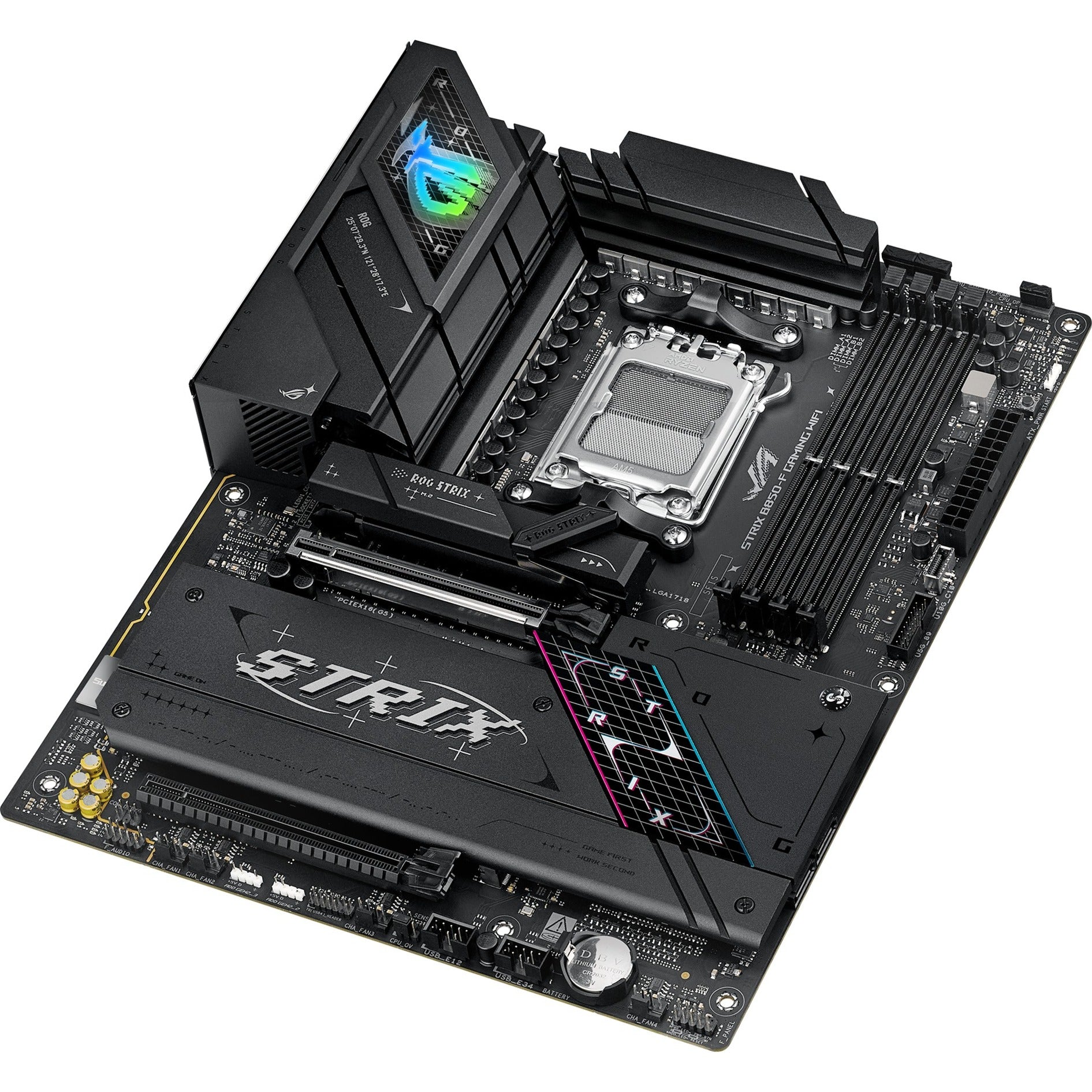 Asus ROG Strix B850-F Gaming WiFi Sockel AM5 Motherboard (2,5 GB-LAN, Wi-Fi 7, BT, Sound, ATX)