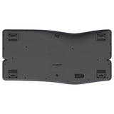 Drahtlose ergonomische Trust Keyra-Tastatur (schwarz, US-Layout, Bluetooth 2,4 G USB) - afbeelding 7