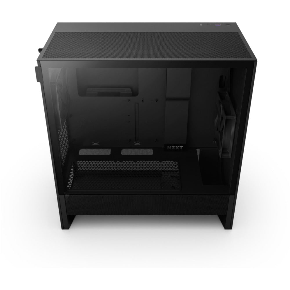 Nzxt h5 flow v2 Midi-Tower-Gehäuse (schwarz | 1x USB-A | 1x USB-C | gehärtetes Glas)