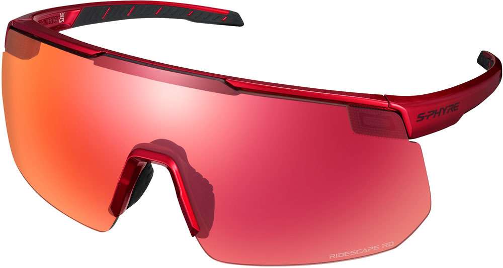 Shimano S-Phyre 2 Road Metallic Red – Sportbrille