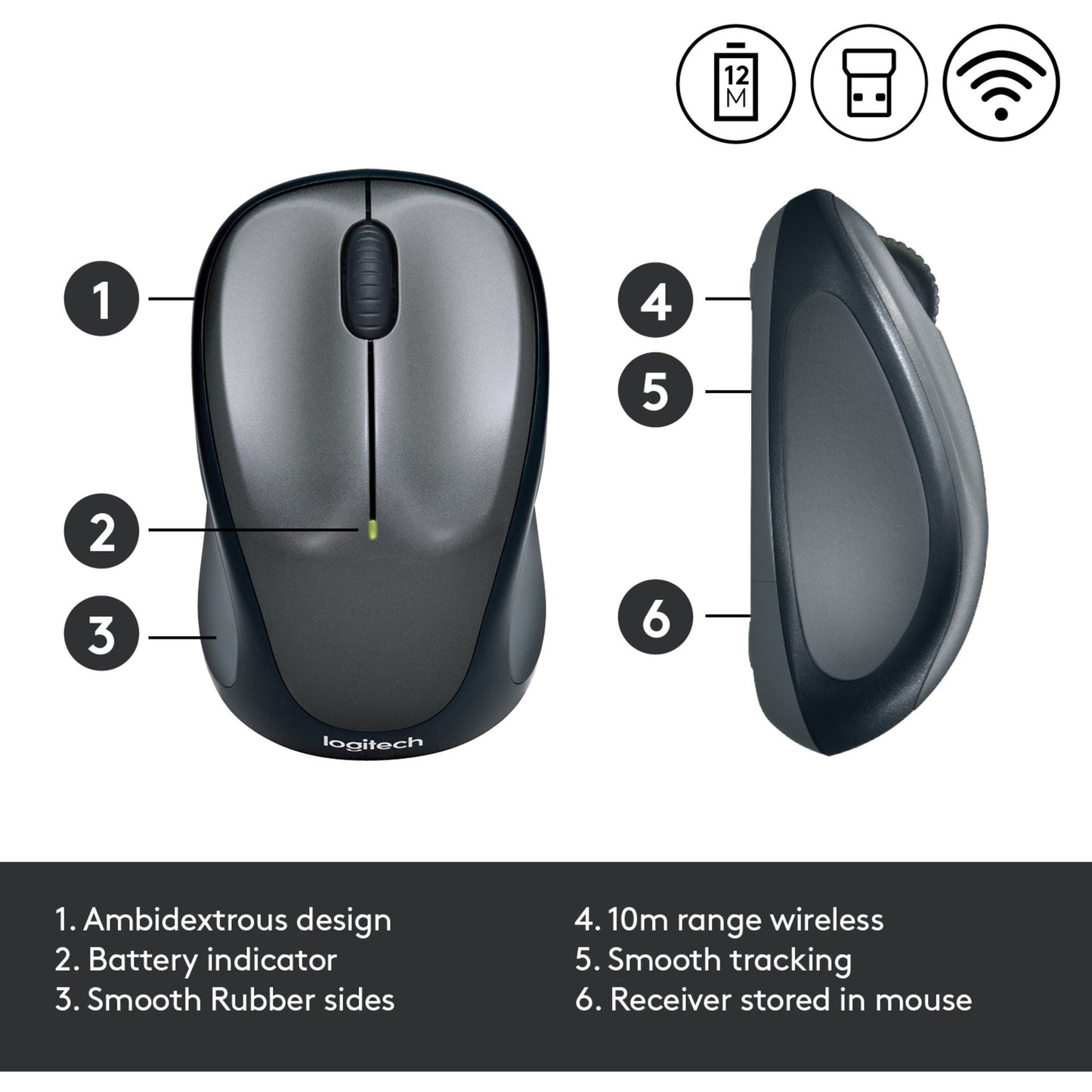 Logitech Kabellose Maus M235