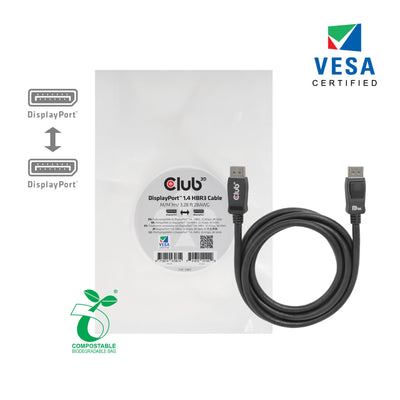 Club 3D DisplayPort 1.4 DisplayPort 1.4 männlich-männlich