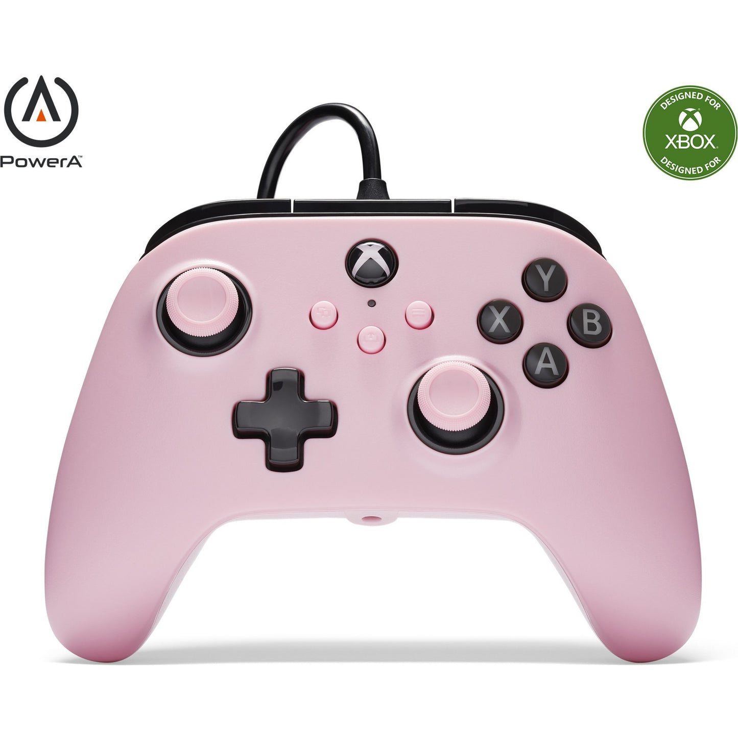 Kabelgebundener Powera-Controller für Xbox Series X|s (Rosa, Xbox Series X|s, Xbox One, PC)
