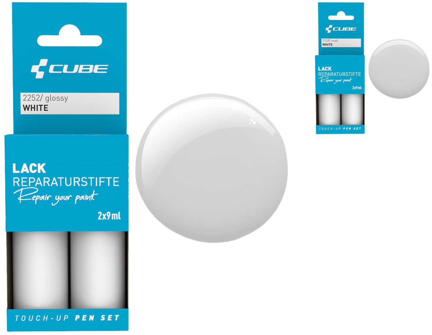 Cube Lackstift-Set weiß