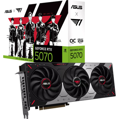 Asus T1 GeForce RTX 5070 OC Grafikkarte (3x Display Port, 1x HDMI 2.1, DLSS 4)