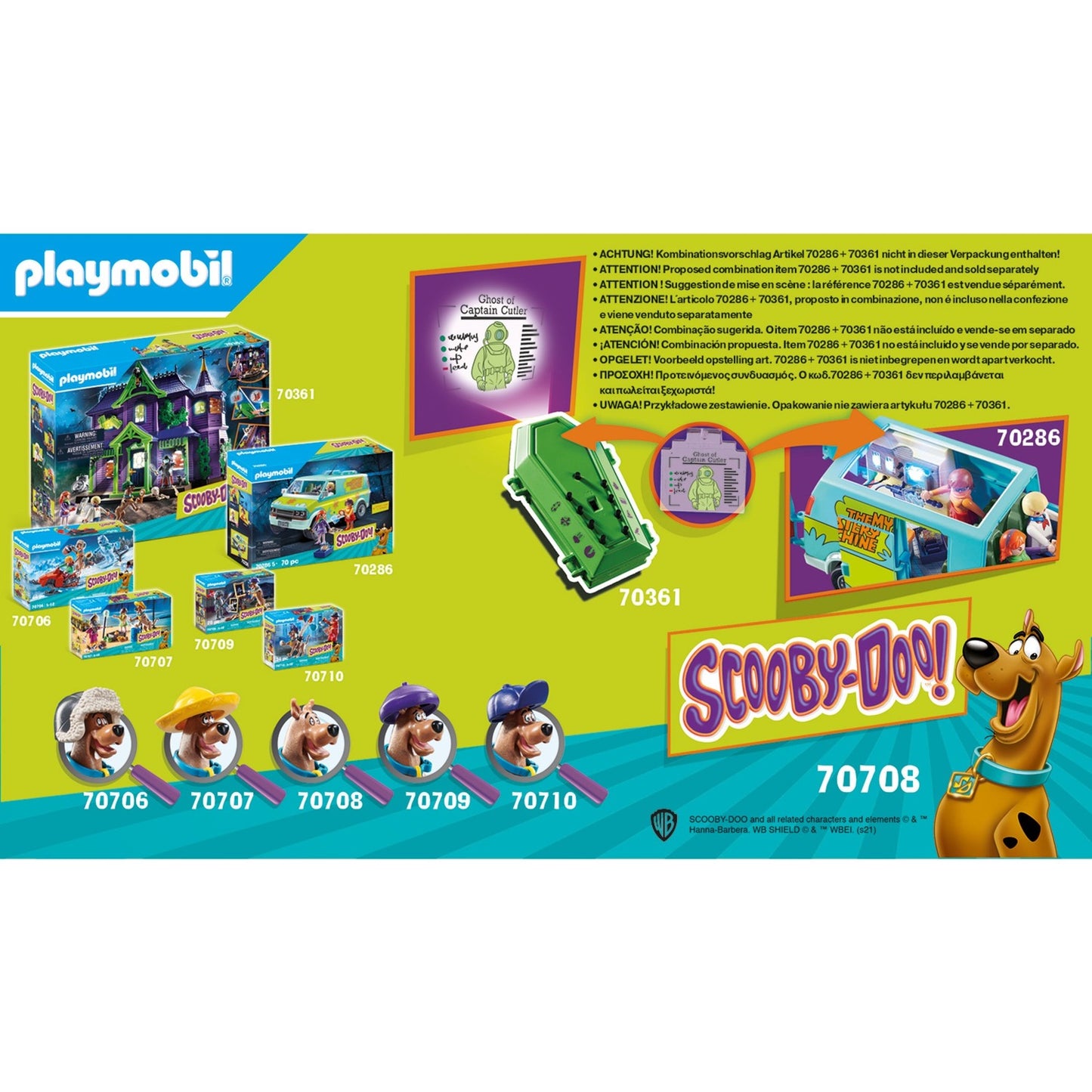 Playmobil Scooby-Doo! Abenteuer mit Ghost oder Captain Cutler