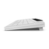 Lenovo 800 selbstladende Bluetooth-Tastatur (weiß, US-Layout (QWERTY), Stößel, 100 %, Stößelschalter, Bluetooth 5.1, USB-C)