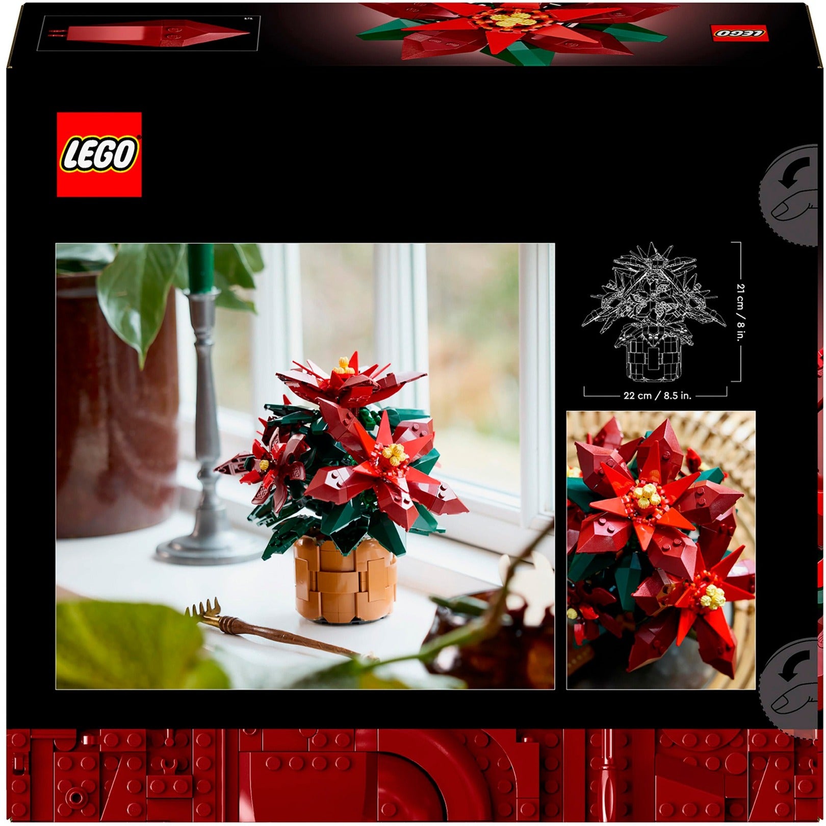 Lego Icons - Bauspielzeug Weihnachtsstern (10370)