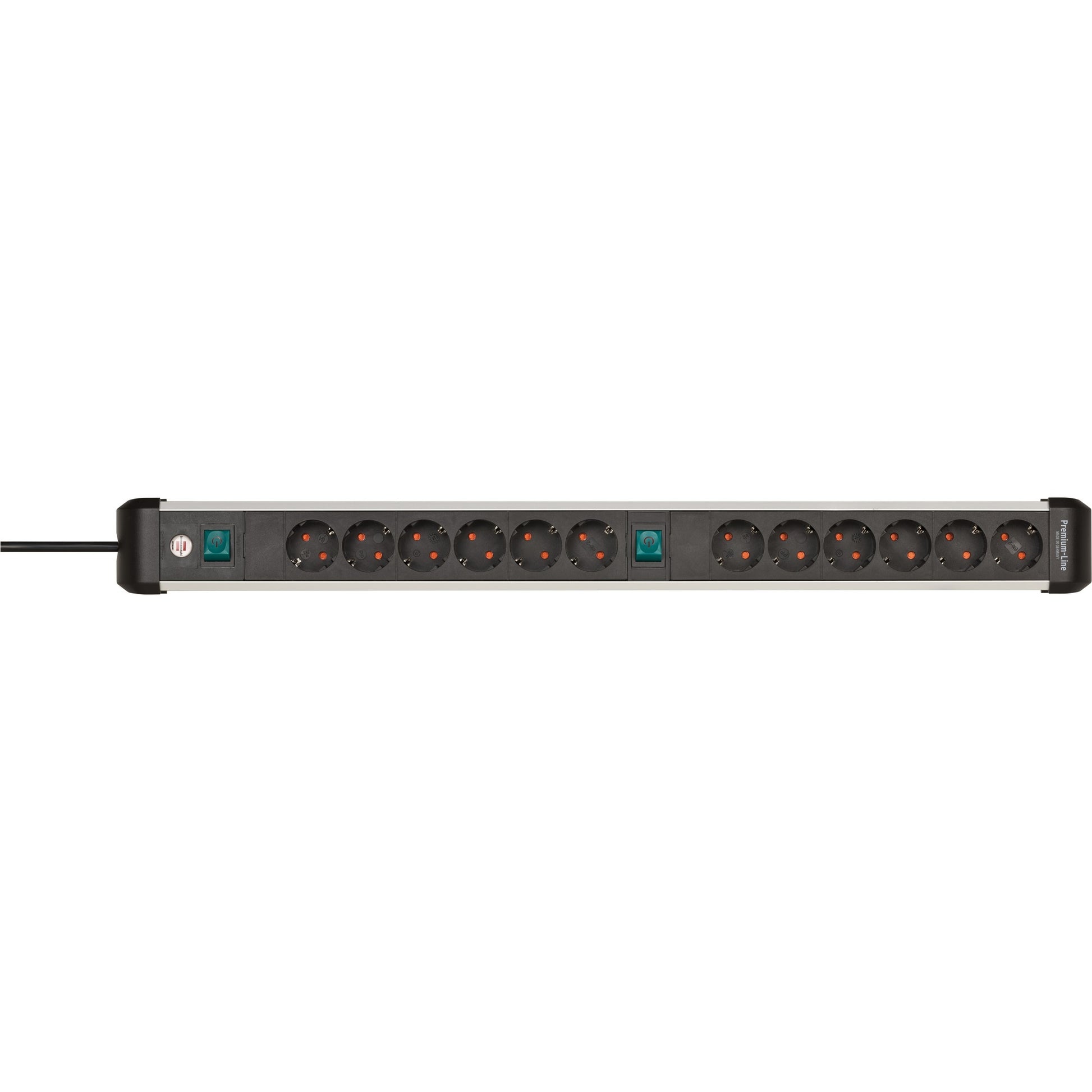Brennenstuhl Premium-Alu-Line-Sockel 12-mal