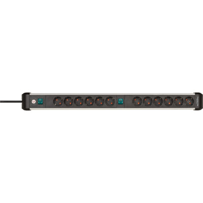 Brennenstuhl Premium-Alu-Line-Sockel 12-mal