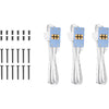 Thermaltake CT120 EX ArGB Sync PC-Lüfter Hydrangea Blue (3-Lüfter-Pack) Gehäuselüfter (Hellblau, 3 Stück, 120 x 120 x 25 mm, PWM)