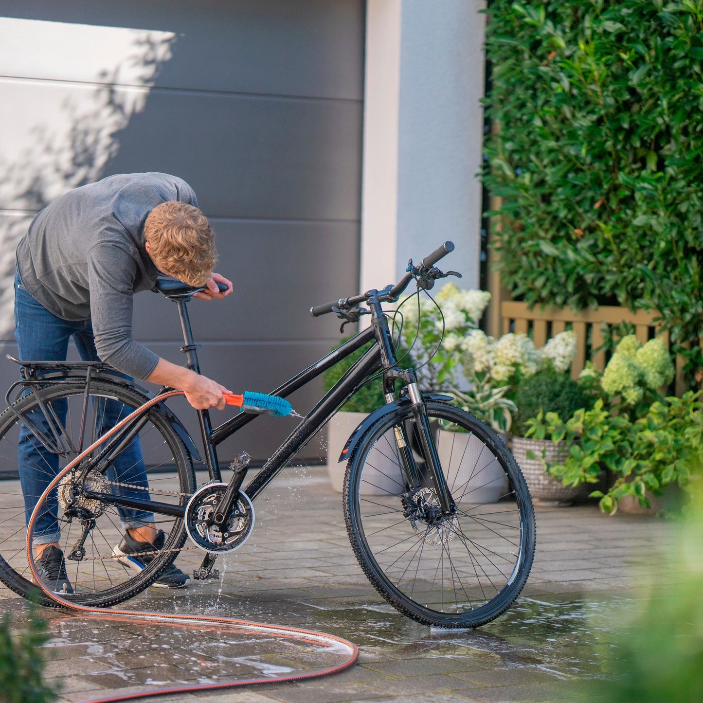 Gardena Cleansystem Fietsbrush, für Fahrräder, Anhänger