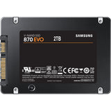 Samsung MZ-77E2T0B 870 EVO SSD, 2 TB, 2,5, SATA3, 6 Gbit / s, 3D V-NAND, 560 550 MB S., 512 MB GDR4 - afbeelding 5