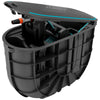 Gardena Undercover Schlauchbox Rollup m, 20 Meter Schlauchtrommel (schwarz türkis)
