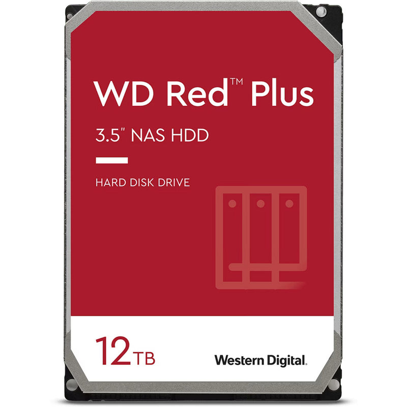 WD Red Plus 12 TB Festplatte (120EFGX, SATA 600, 24 7, AF)