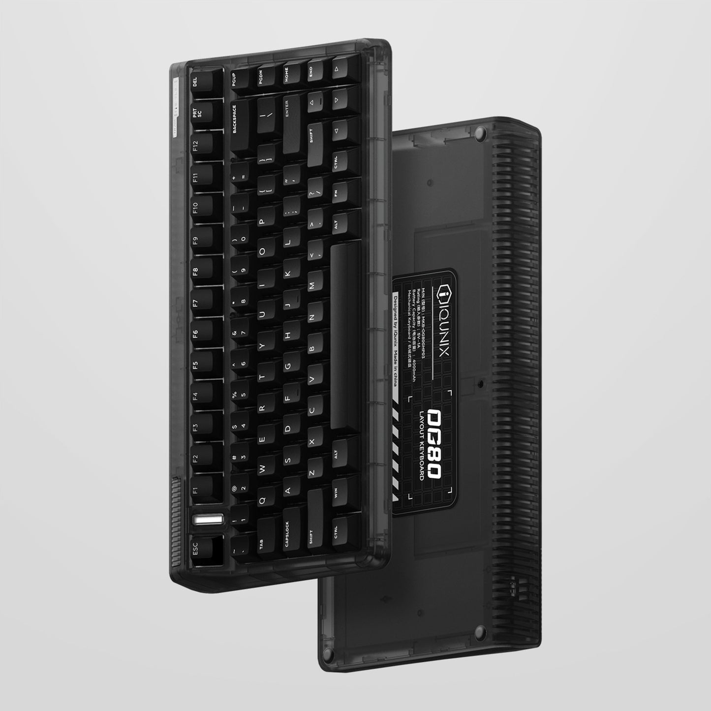Iqunix OG80 Dark Side Wireless Mechanical Keyboard