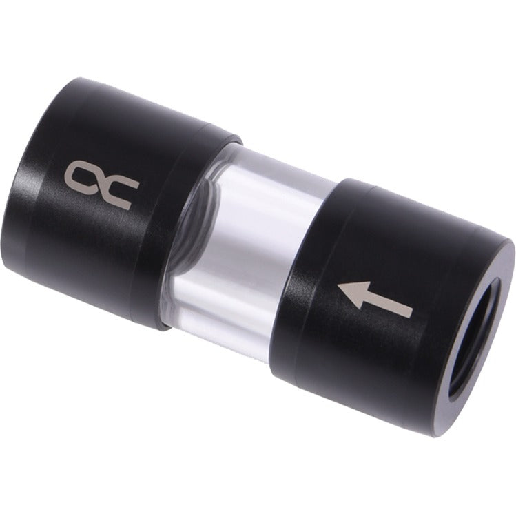Alphacool Eiszapfen Acryl-Acetal-Inline-Filter G1 4 Innengewinde (schwarz transparent)