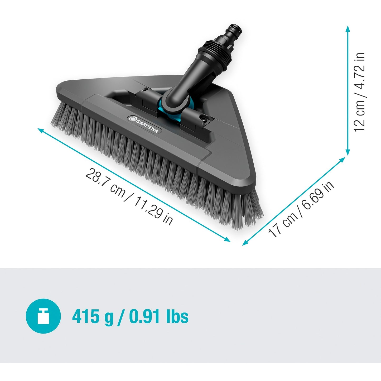 Gardena Cleansystem Stahlbrush weicher Flex