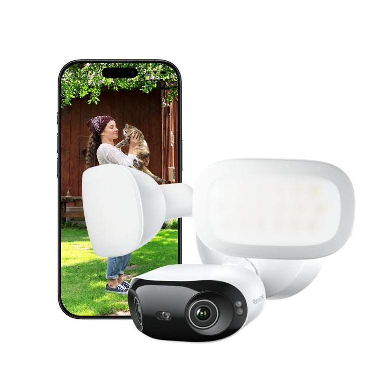 Reolink F751W Elite Flutlicht-WLAN-Überwachungskamera (Weiß, UHD 4K, WLAN)