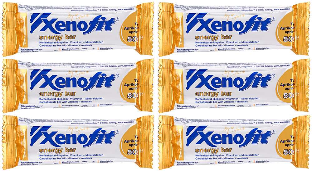 Xenofit Energieriegel Aprikose 6x50g