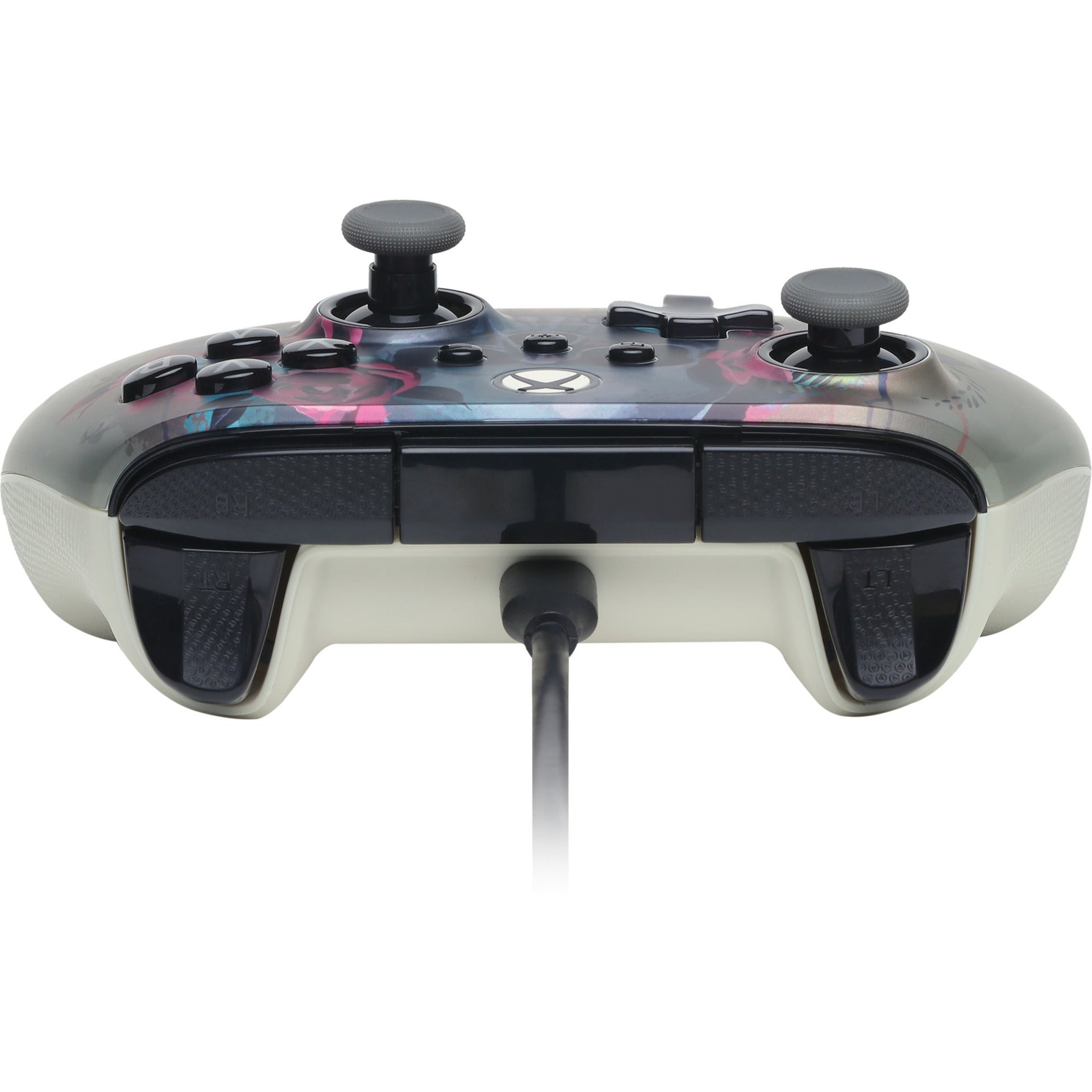 Powera Advantage Plus kabelgebundener Controller für Xbox Series X|s – Bloom Gloom (Silber, Xbox Series X|s, Xbox One, PC)