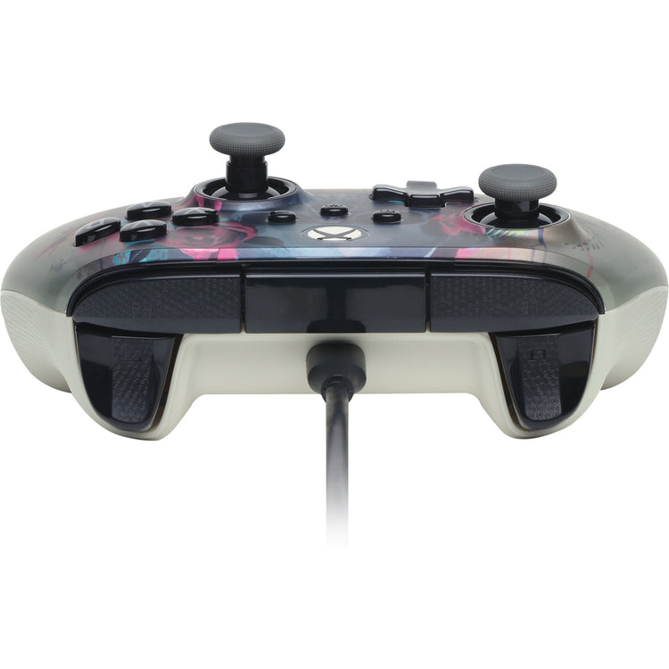 Powera Advantage Plus kabelgebundener Controller für Xbox Series X|s – Bloom Gloom (Silber, Xbox Series X|s, Xbox One, PC)