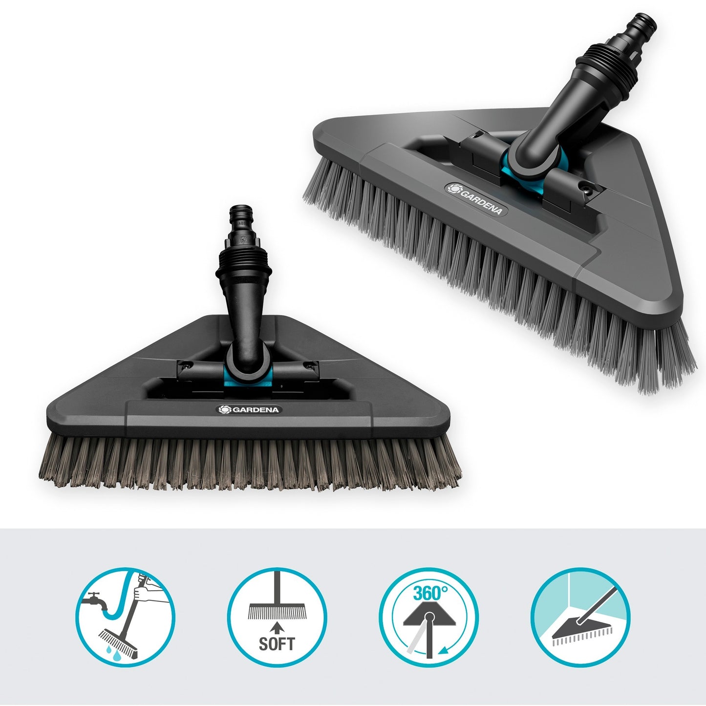 Gardena Cleansystem Stahlbrush weicher Flex
