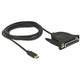 Delock USB-C 2.0 Männlich> 1 x Parallele DB25 Frauen