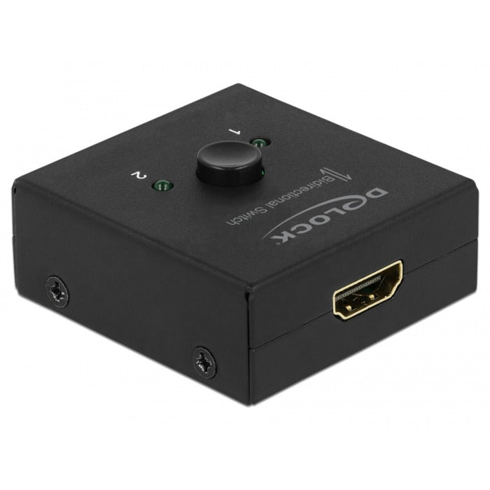 Delock HDMI Switch 2 1 Bidirektional 4K 60 Hz