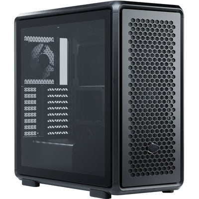 Cooler Master Masterframe 600 Midi-Tower-Gehäuse (schwarz | 2x USB-A | 1x USB-C | gehärtetes Glas)