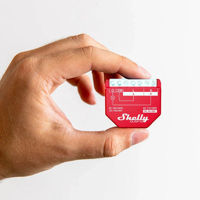 Shelly Wave 13 Uhr EU lr-Schalter (rot, Z-Wave, Z-Wave+)